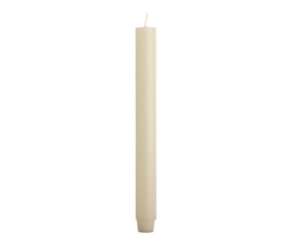 Rustik Lys dinerkaars Cream – 2,6 × 30 cm