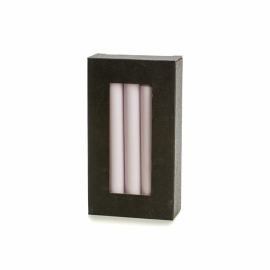 Rustik Lys stearine dinerkaars Pastel lilac 2,2 × 19 cm