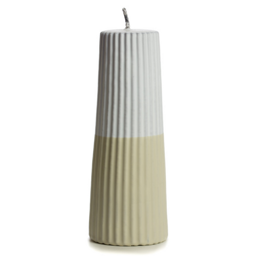 Rustik Lys - Outdoor Stumpenkerze Rillensand L