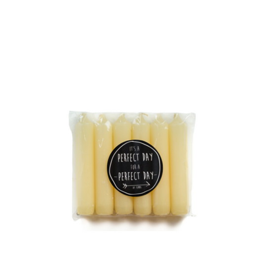 Rustik Lys – Geschenk-Dinnerkerze Pale Banana