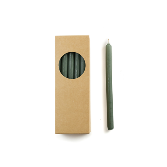 Rustik Lys potloodkaarsjes Forest green 1,2 × 17,5 cm