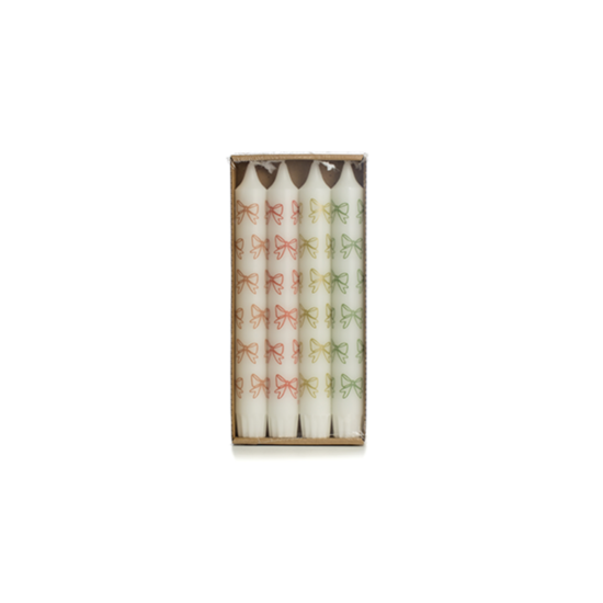 Rustik Lys By Kimmi Bow dinerkaarsen - 4 stuks - 2,2 × 19 cm
