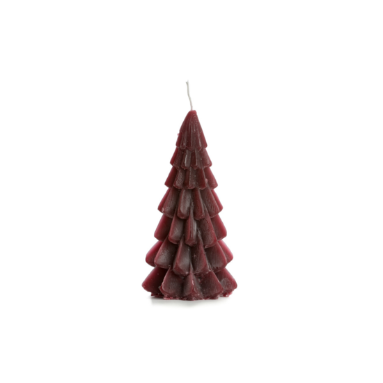 Rustik Lys - Weihnachtsbaumkerze Aubergine S