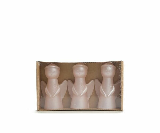 Rustik Lys - Candle Christmas Angel XS skin metallic s/3
