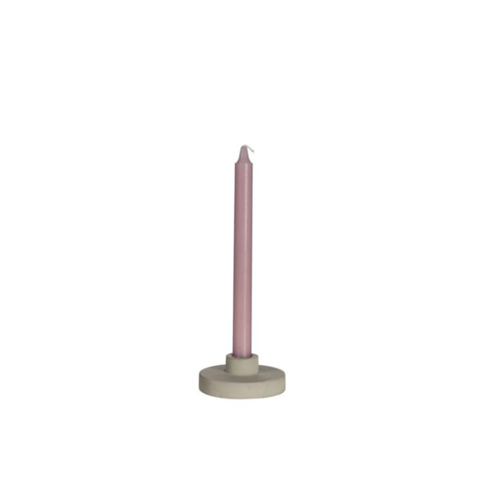Bleistiftkerzen mauve s/12