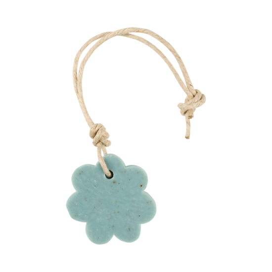 Mein Stil – Seifenanhänger Blume Blau-Grau mit Oregano Olive