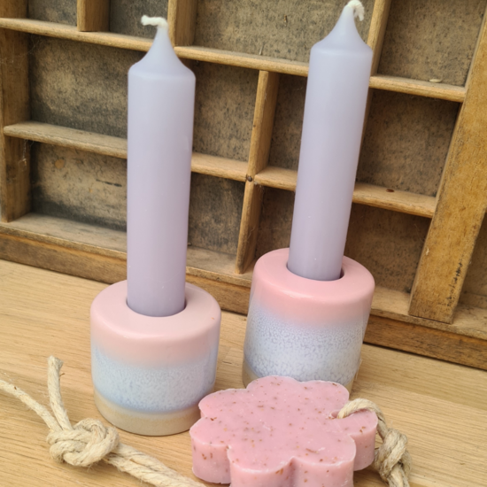 Geschenkbox in Pastelllavendel