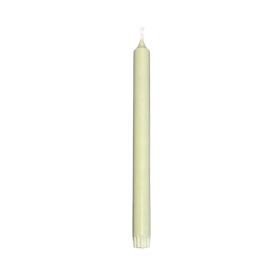 Rustik Lys – Stearine-Tafelkerze 2,2 x 28 cm, staubgrün
