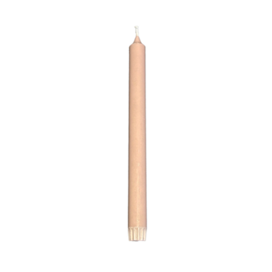 Rustik Lys dinerkaars stearine Pastel pink 2,2 × 28 cm