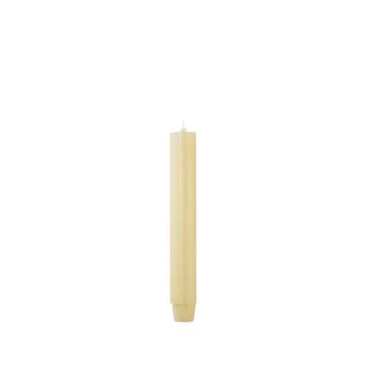 Rustik Lys dinerkaars Pale Banana – 2,6 × 18 cm
