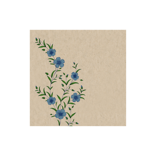 Mein Stil – Servietten, Blumenblau