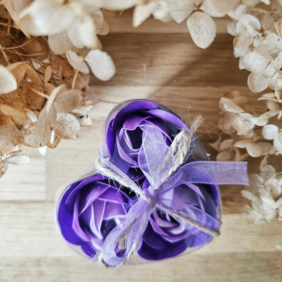 Thistle Rose - Lavendel Seifenblumen, 3er-Set
