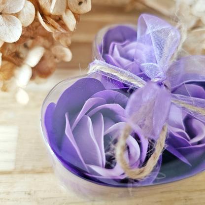 Thistle Rose - Lavendel Seifenblumen, 3er-Set