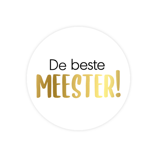 Geschenkaufkleber „Der beste Lehrer“, 3er-Set