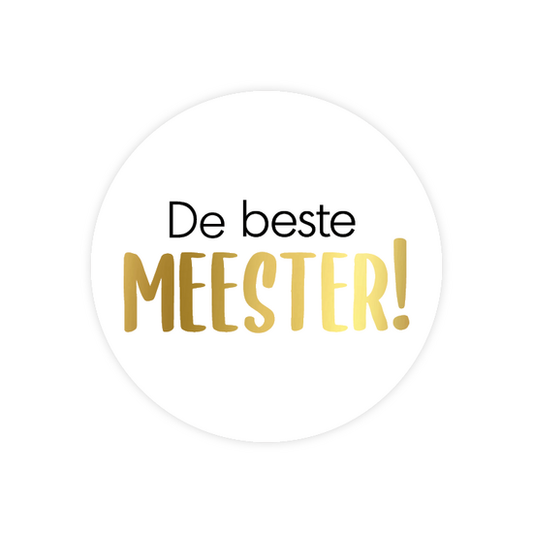Geschenkaufkleber „Der beste Lehrer“, 3er-Set