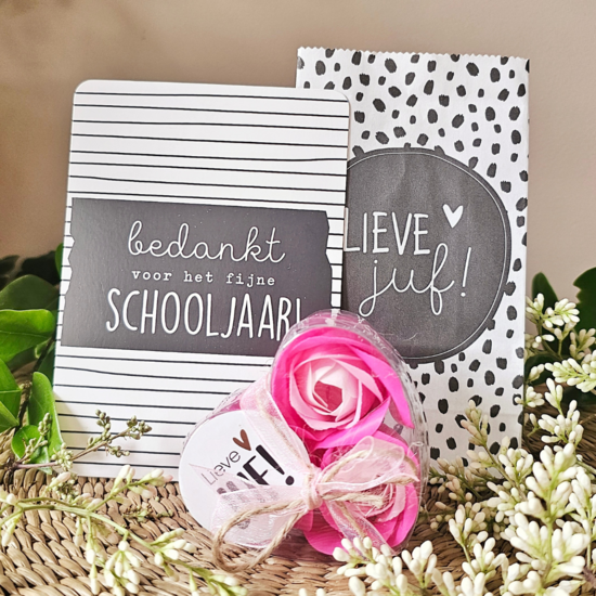 Thistle Rose – Seifenblumen Zuckerwatte, 3er-Set – Liebe Lehrerin