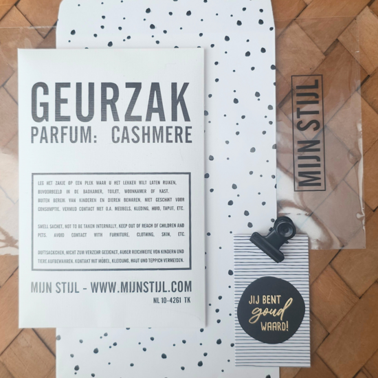 Geschenkset Dufttasche Du bist Gold wert