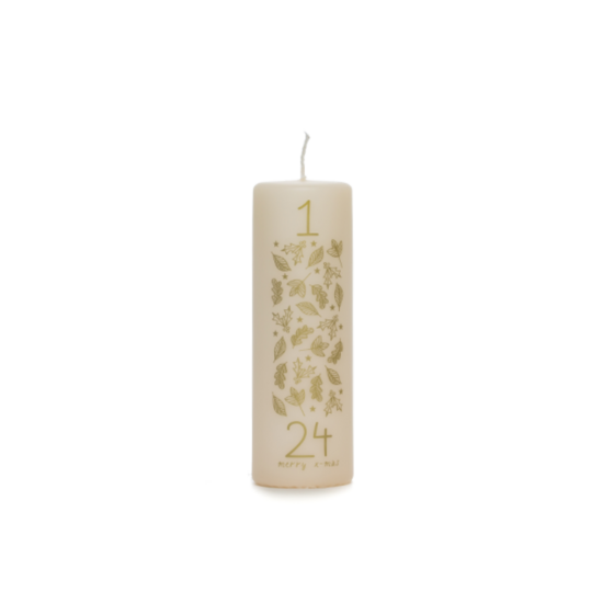 Rustik Lys – Adventskerzensäule von Kimmi Holly jolly