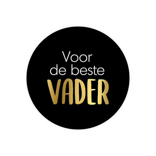 Geschenkaufkleber „Für den besten Vater“, 3er-Set