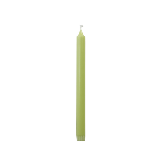 Rustik Lys dinerkaars stearine Apple green 2,2 × 28 cm