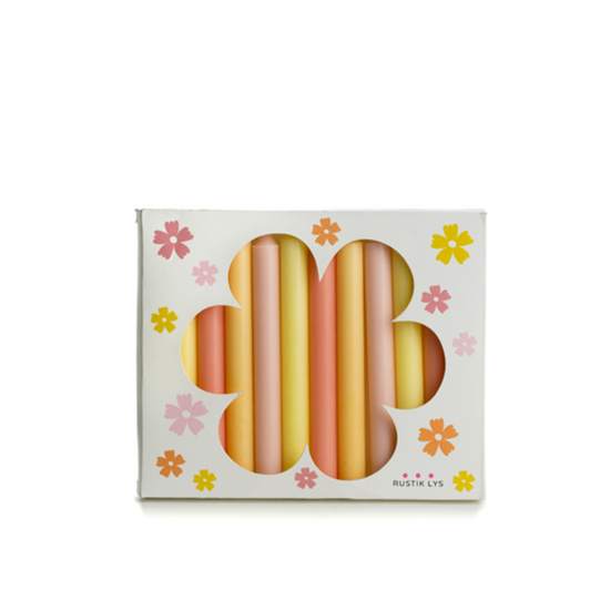 Rustik Lys Flower box stearine potloodkaarsjes 1,2 × 12 cm
