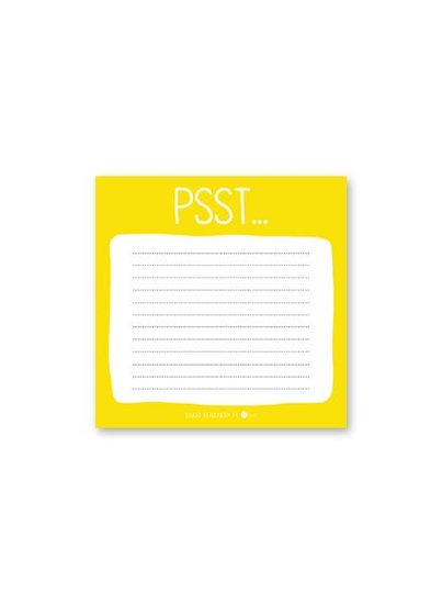 Studio-Schreibwaren – Mini-Notiz: psst...