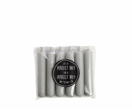 Rustik Lys – Geschenk-Dinnerkerze Cool Grey