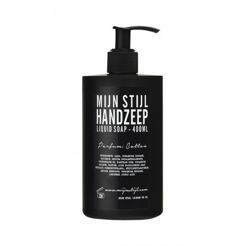 My Style – Handseife aus Baumwolle, schwarz