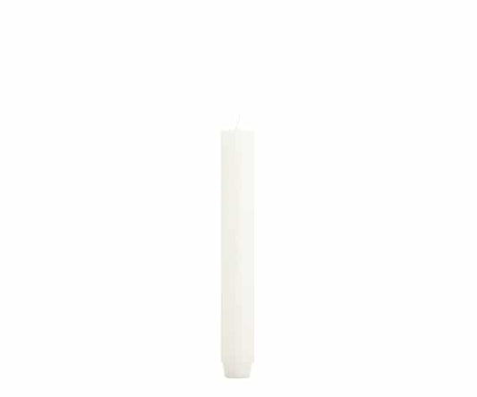 Rustik Lys dinerkaars Wit – 2,6 × 18 cm