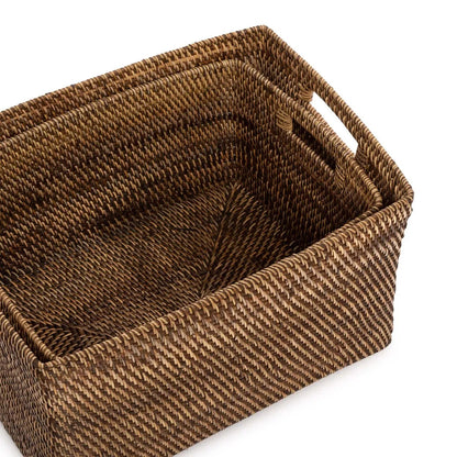 Bazar Bizar – Colonial Magazine mand Naturel bruin – 46 × 23 cm