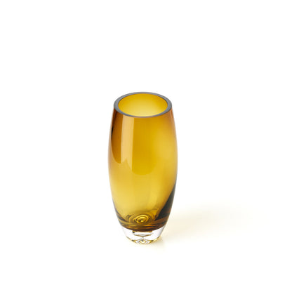 Bazar Bizar - Honey Glow Vaas Bruin Goud M – 12 x 25 cm