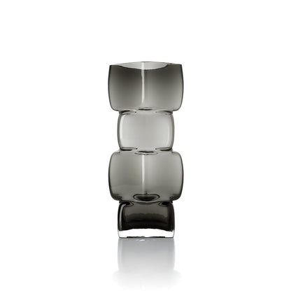 Bazar Bizar Cubes vaas – donkergrijs – L – productfoto 1