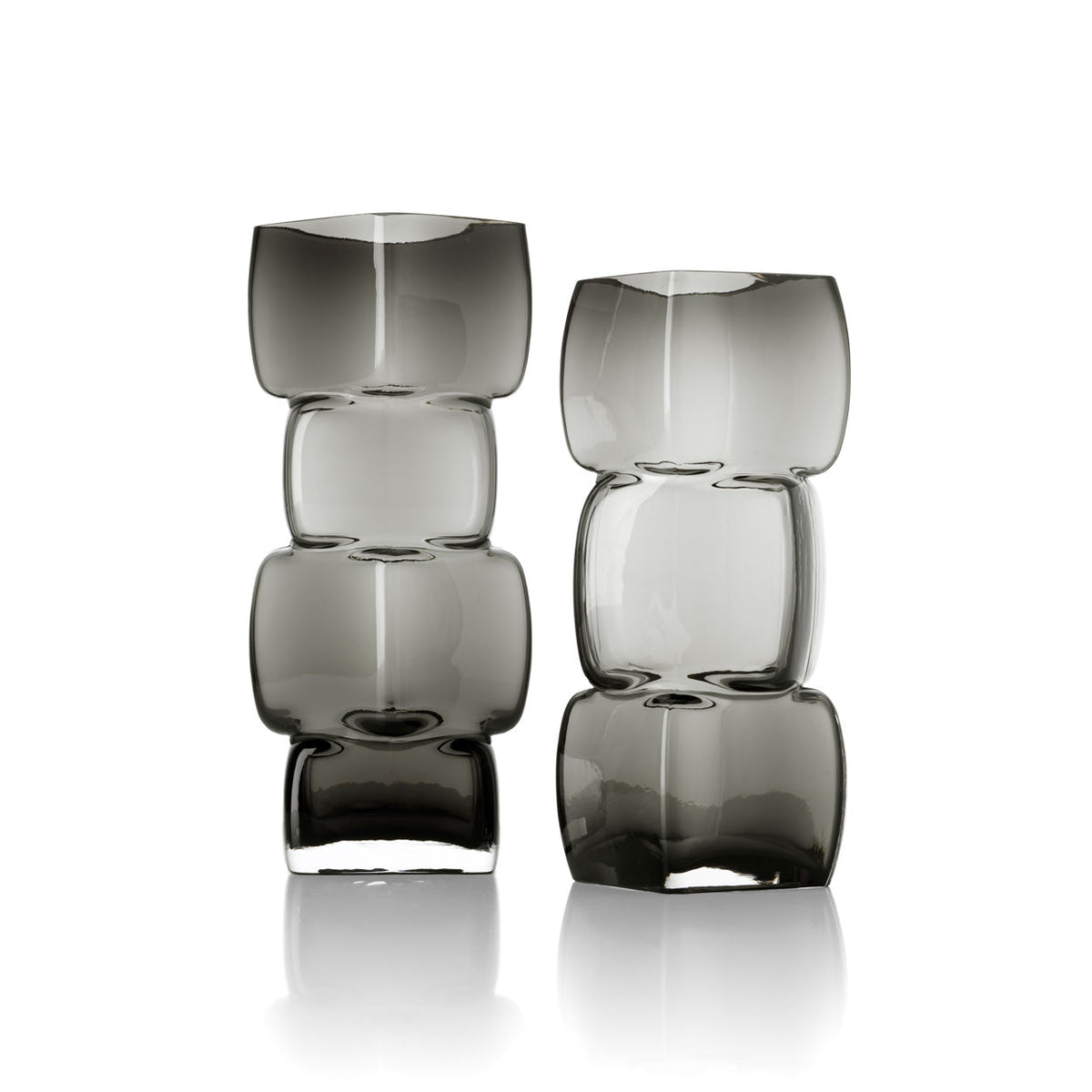 Bazar Bizar Cubes vaas – donkergrijs – L – productfoto 4