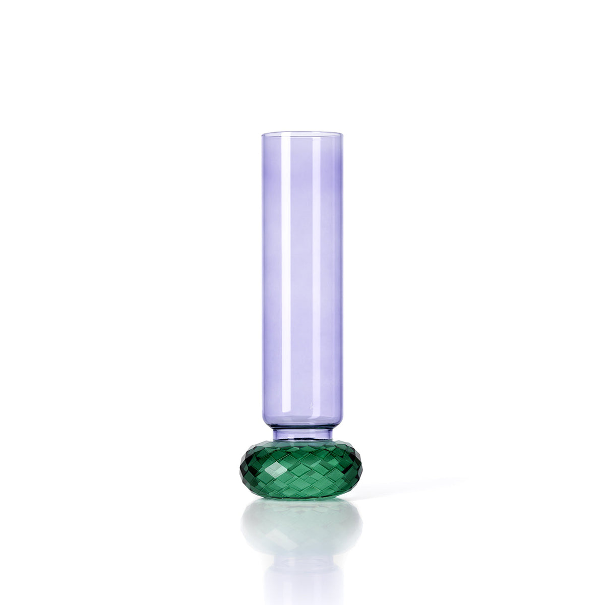 Bazar Bizar Violet Quartz vaas – paars/groen – productfoto 1