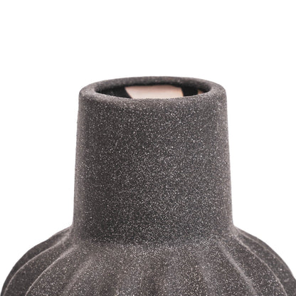 Housevitamin – Bio-Vase Schwarz – 15 x 15 x 24 cm