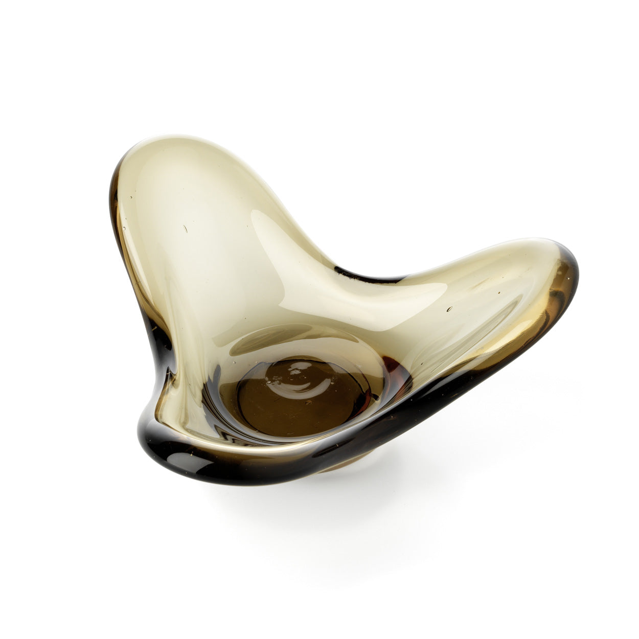 Bazar Bizar - Liquid Form Theelichthouder – Smoke Glas