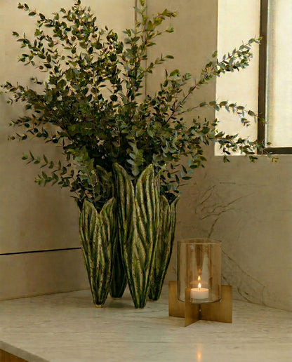Bazar Bizar kandelaar Hurricane X High goud 26 × 26 × 30 cm
