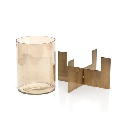 Bazar Bizar kandelaar Hurricane X High goud 26 × 26 × 30 cm