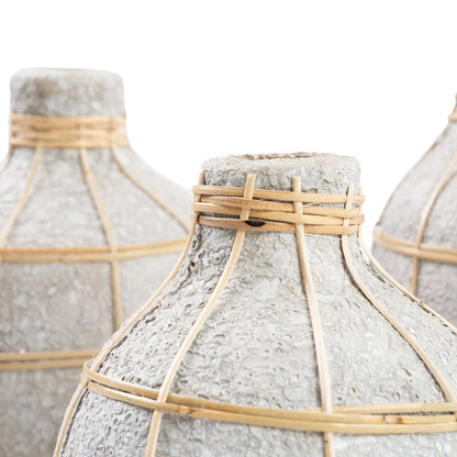 Bazar Bizar Whoopy vaas – beton/naturel – L – productfoto 10