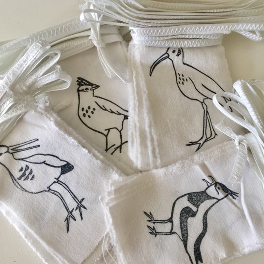 AfroDutchPaperStone - Banner Vögel der Wiesen
