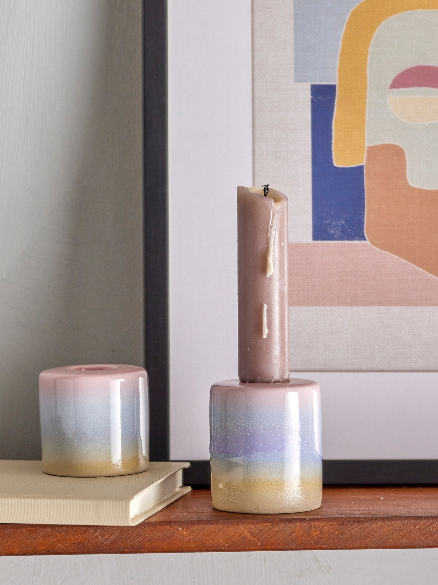 Bloomingville - Candlestick Safie Rose S/2
