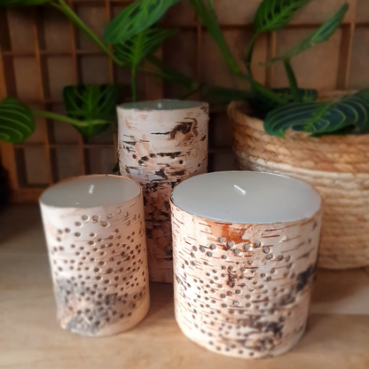 Broste Copenhagen - Candle Tree Bark Heart S