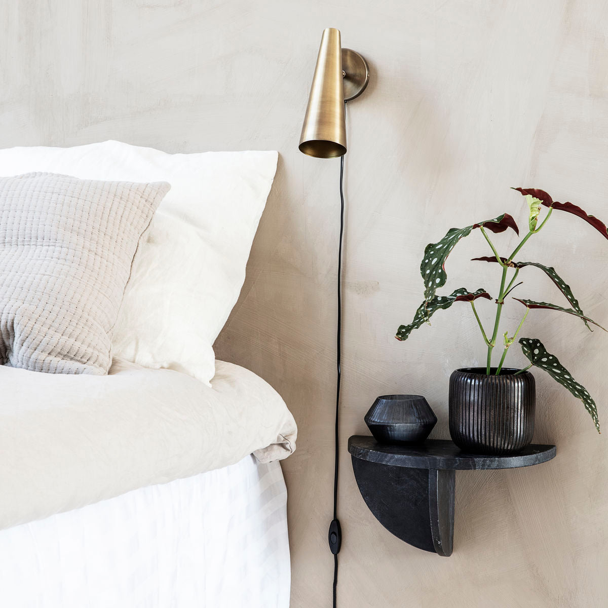 House Doctor – Chub Teelicht, grau