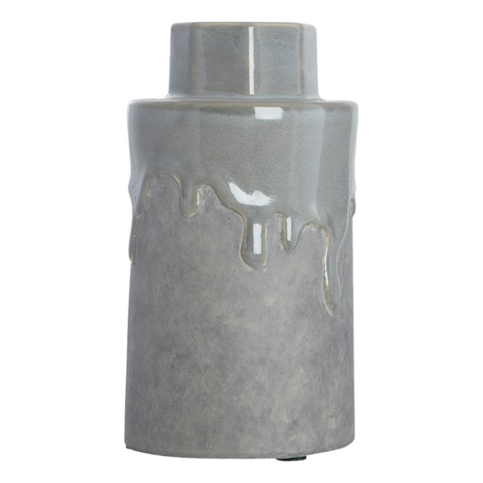 House Doctor – Vase Hexa, kühles Grau