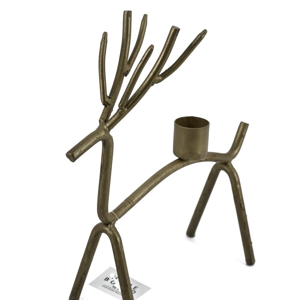 Kolony – Kerzenhalter Hirsch Gold