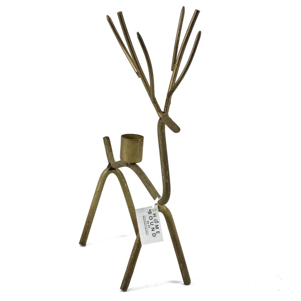 Kolony – Kerzenhalter Hirsch Gold