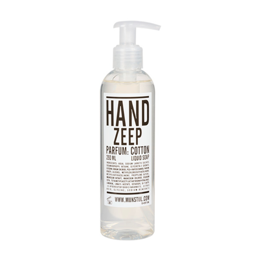 Mijn Stijl handzeep Cotton in 250 ml fles met pompje