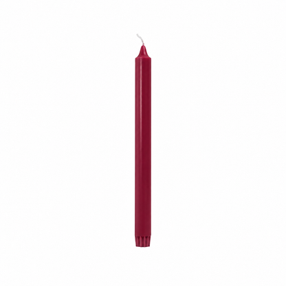 Rustik Lys dinerkaars stearine Raspberry 2,2 × 28 cm