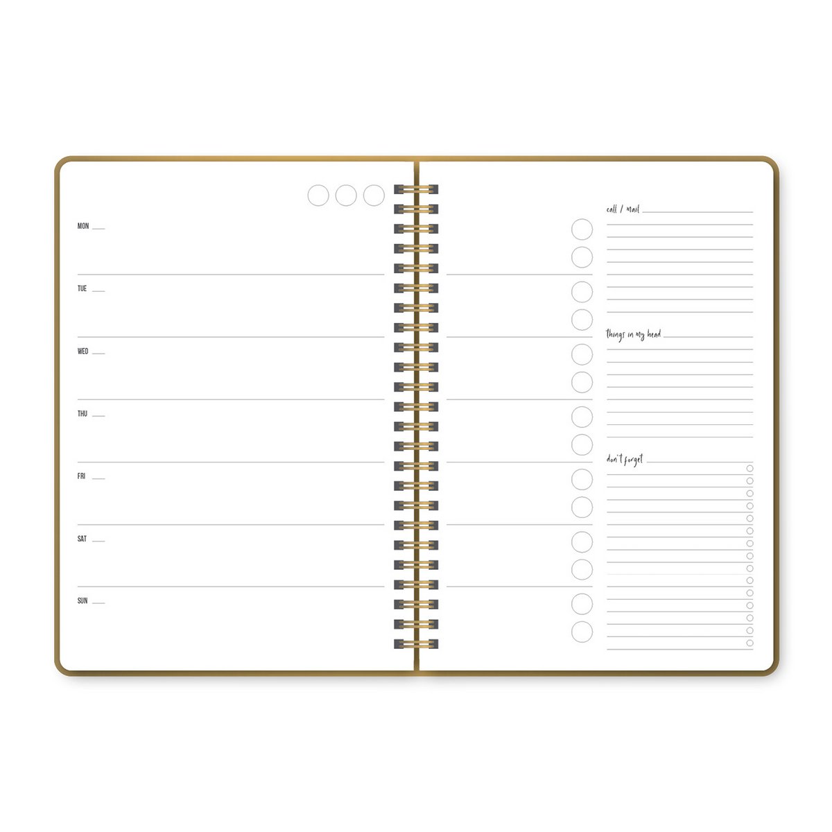 Studio Stationery – Undatierter Planer Wild &amp; Cute