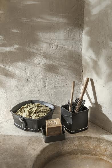 Recycelte Tadé-Reifen – Corbeille Carrée – Quadratischer Korb